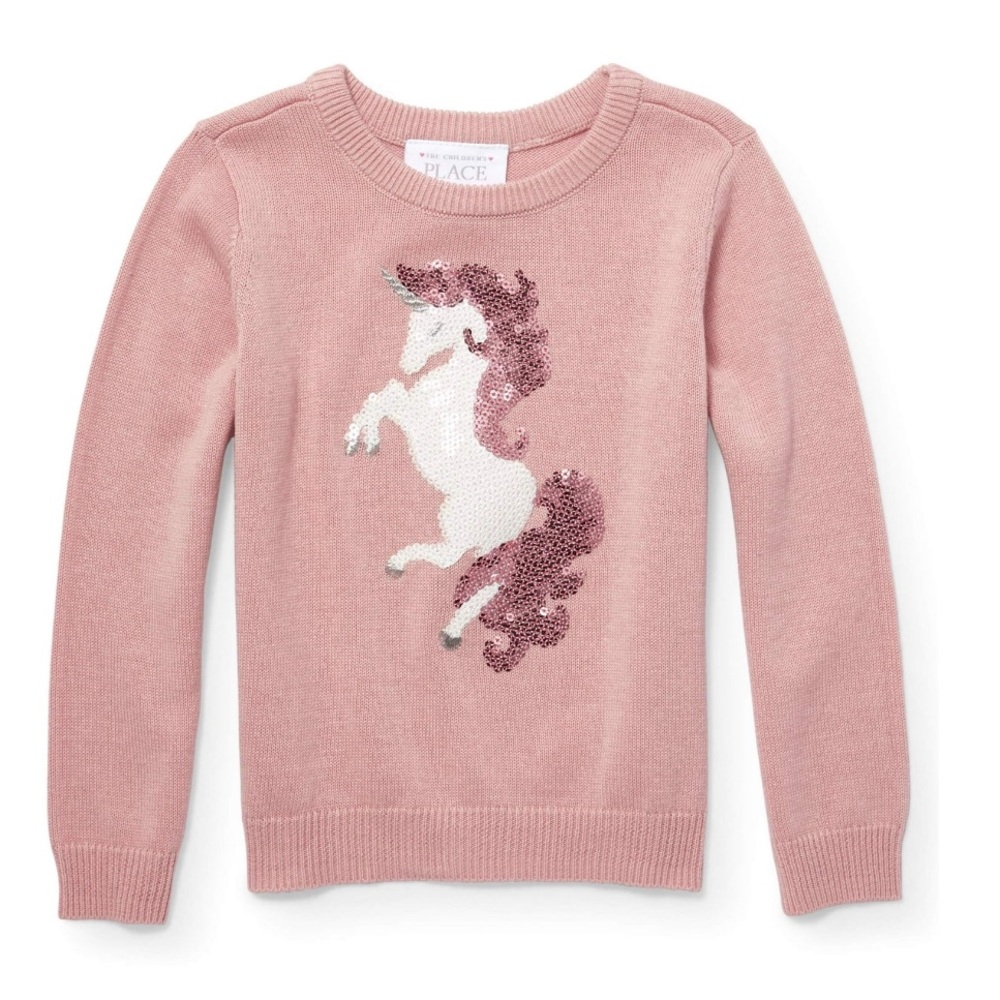 The Children's Place Unicorn‎ Sequin Sweater